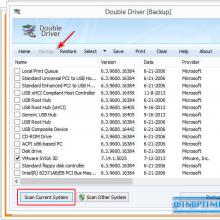 Ladda ner Double Driver – ett gratis program för säkerhetskopiering av drivrutiner